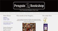 Desktop Screenshot of penguinbookshop.com